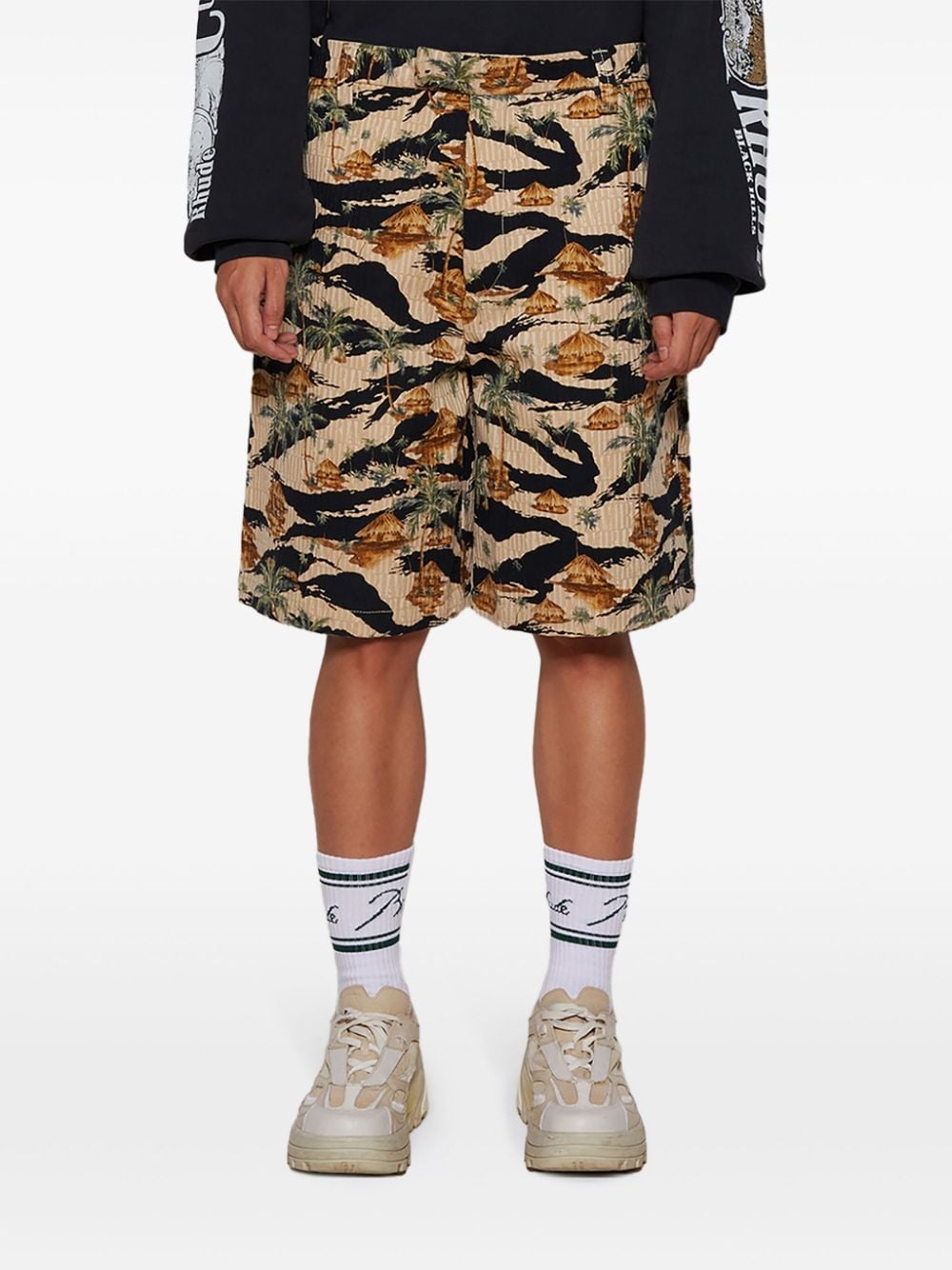 Repeat Palm shorts - 3