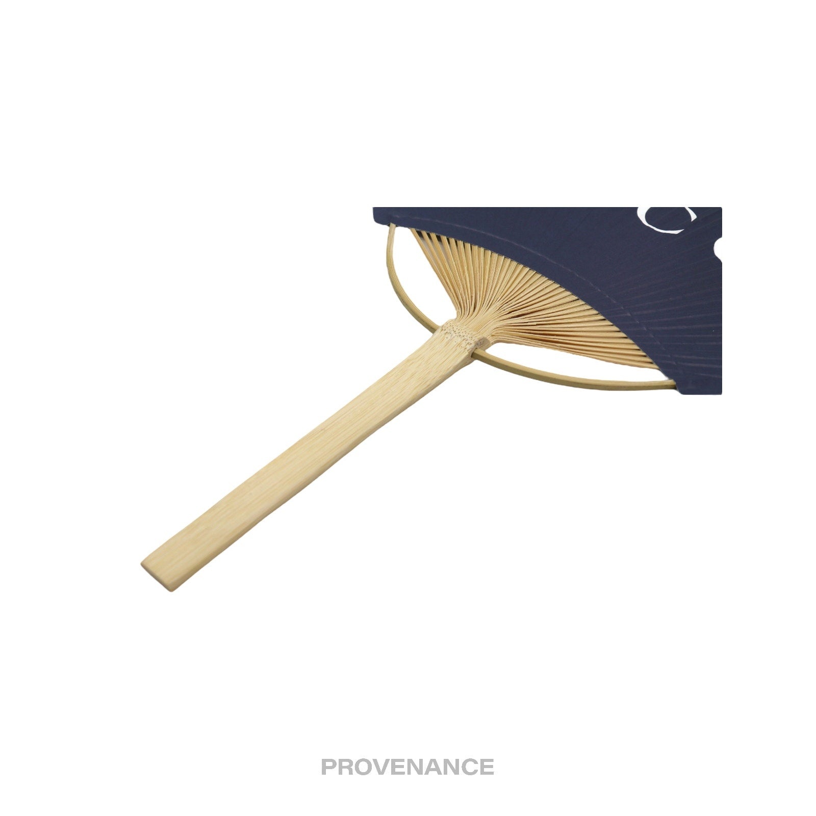 Gucci Logo Bamboo Hand Fan - Navy - 4