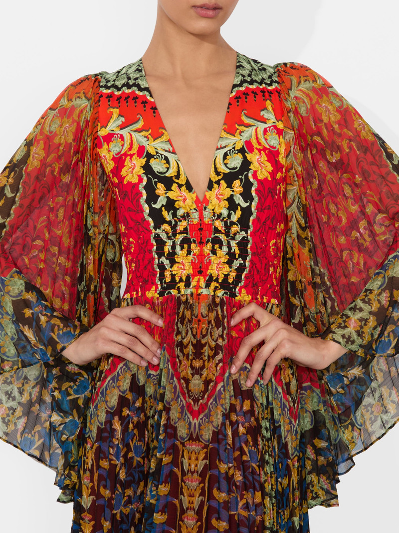 BENNET PLEATED MAXI DRESS 3