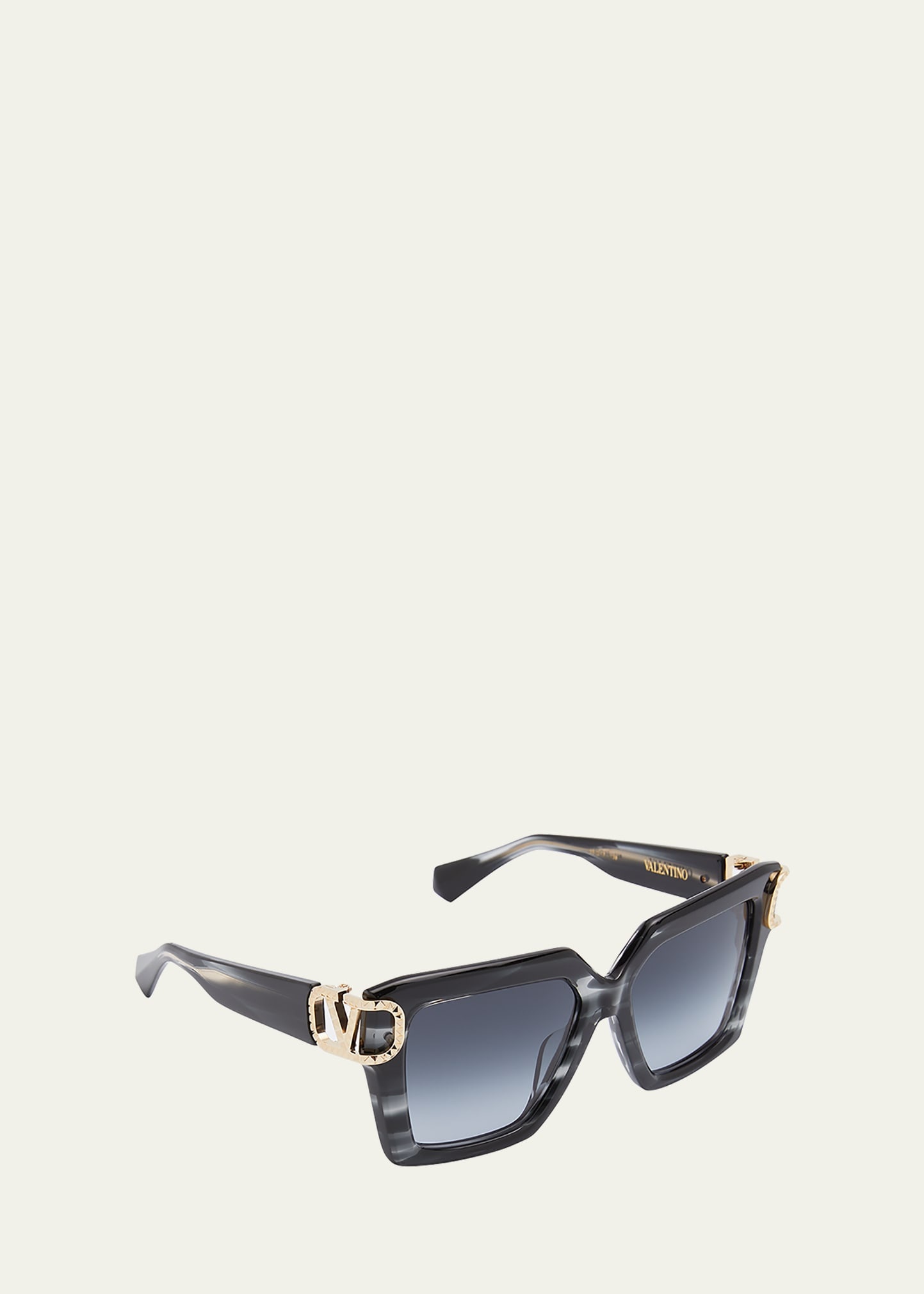 Uno Square Acetate & Titanium Sunglasses - 2