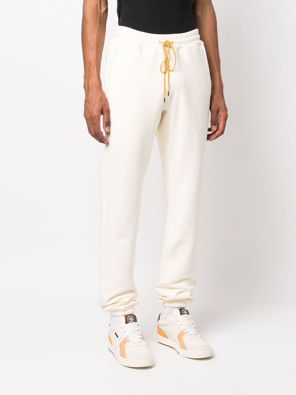 cotton drawstring track-pants - 3