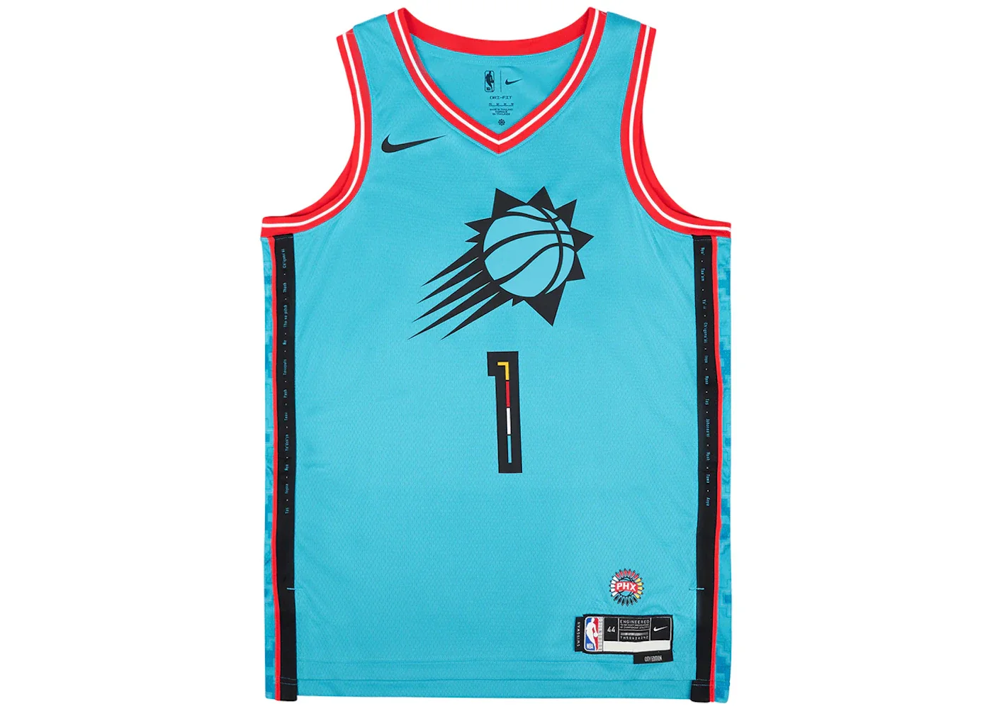Nike Devin Booker Phoenix Suns Dri-FIT Jersey Dark Turquoise - 1
