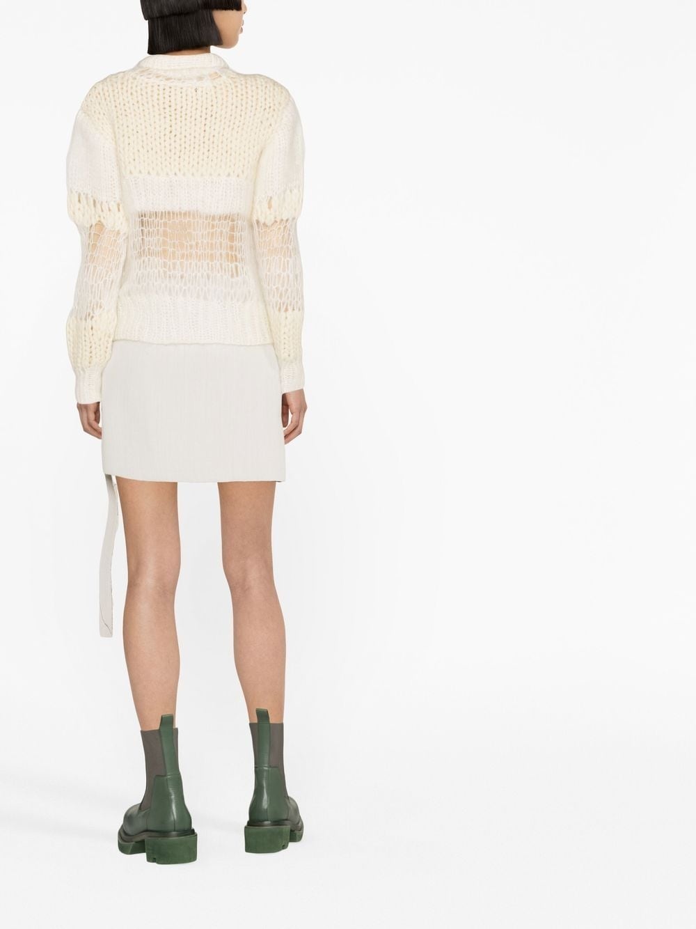 textured-knit mahir wool-blend jumper - 3
