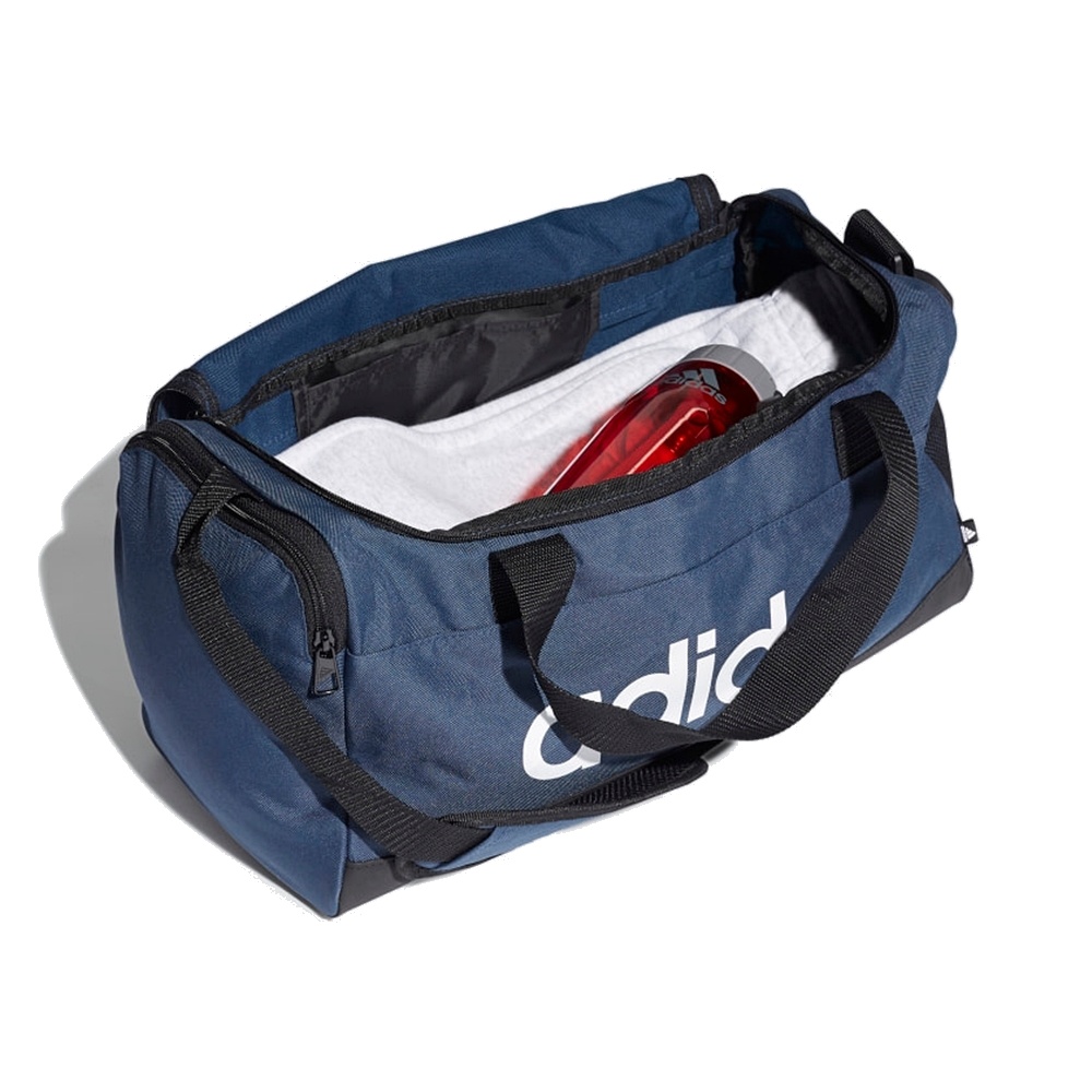 adidas Essentials Logo Duffel Bag Extra Small 'Teal Black' GN2035 - 2