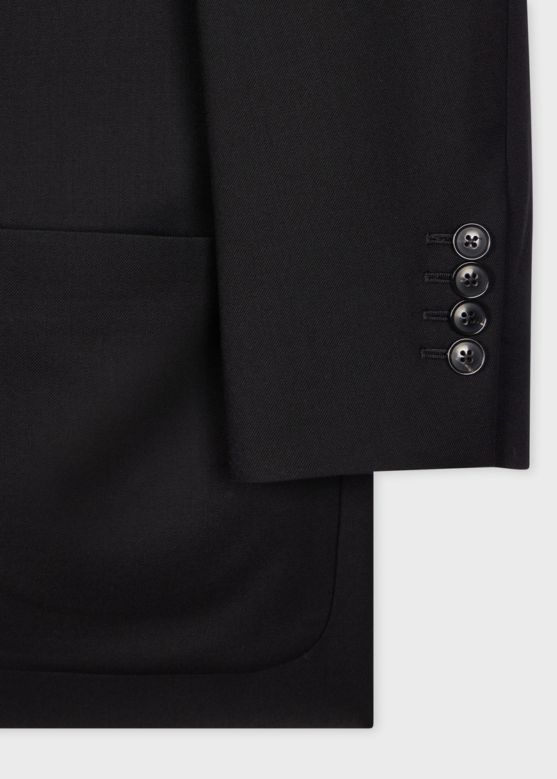 A Suit To Travel In - Black Wool Unlined Suit 3