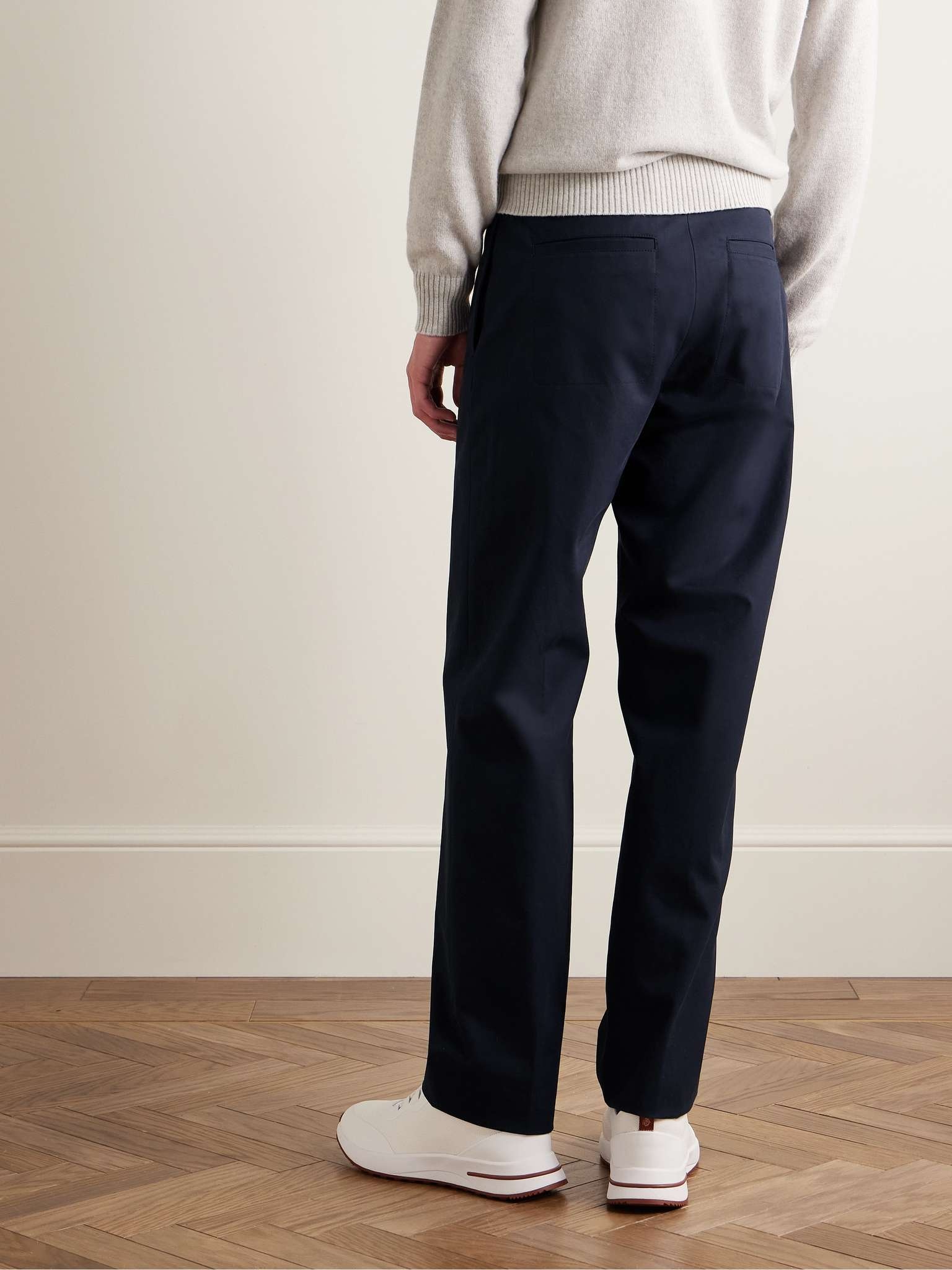 Merse Straight-Leg Cotton-Gabardine Trousers - 4