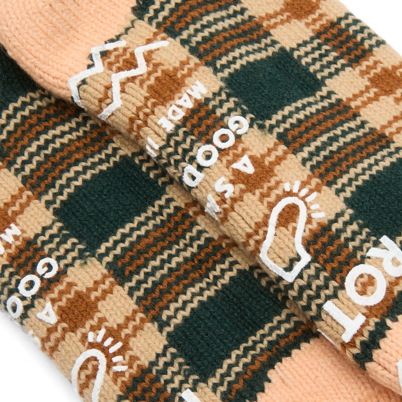 ROTOTO® RoToTo Check Comfy Room Sock outlook
