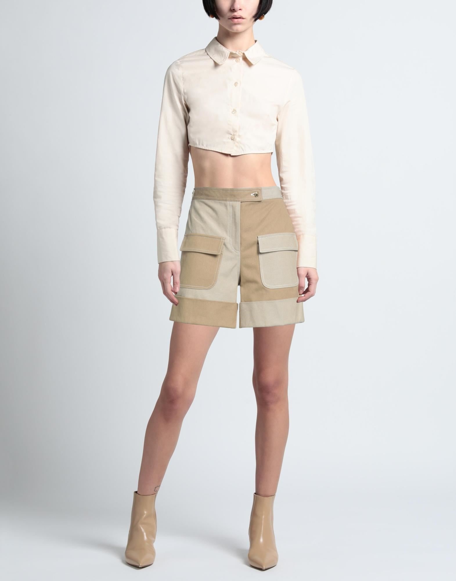 ショートパンツ Thom Browne Khaki high-waisted bermuda shorts Thom Browne Khaki high-waisted bermuda shorts | TheDoubleF