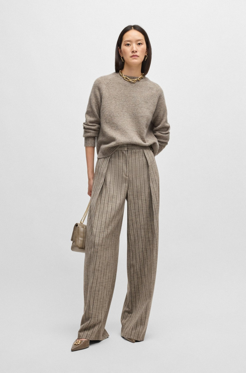 BOSS CREW-NECK SWEATER IN STRETCH FABRIC outlook