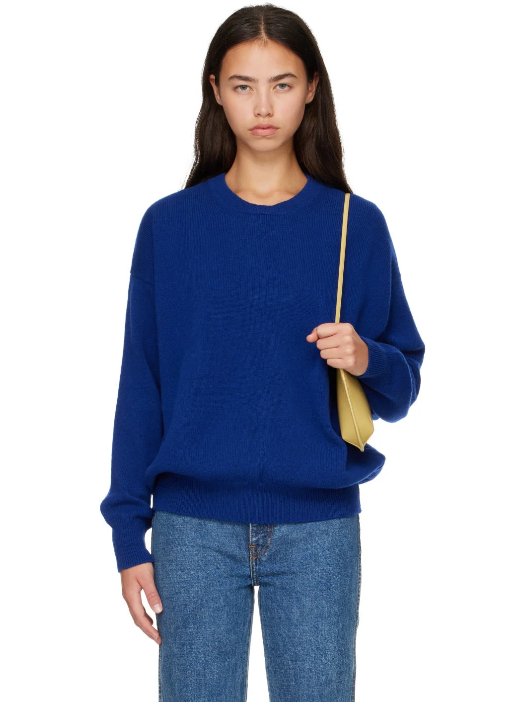 Blue Innes Slouch Crewneck Sweater - 1