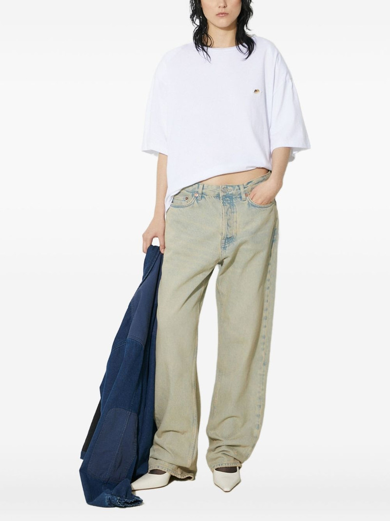 embroidered short-sleeve T-shirt 1