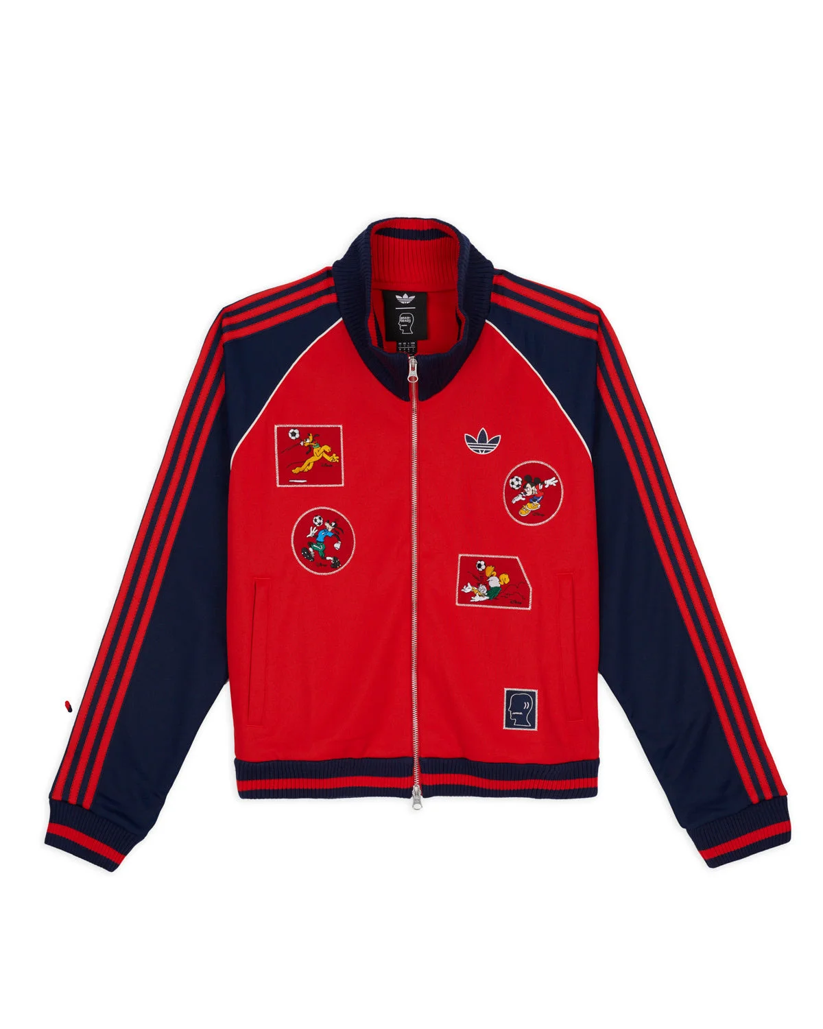 Brain Dead x Disney x Adidas Mickey and Friends Track Jacket - Red - 1