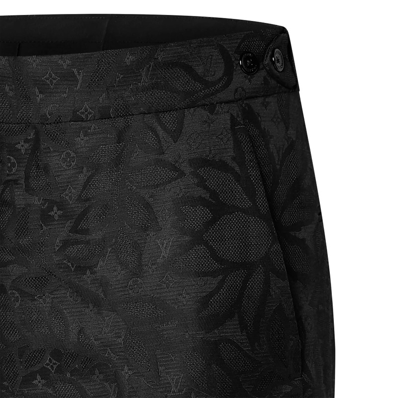 Silk Blend Cigarette Pants 2