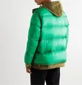 Quilted Shell and Coated Cotton-Twill Hooded Down Jacket - 9