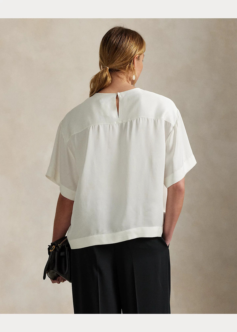 Oversize Satin Tee 4