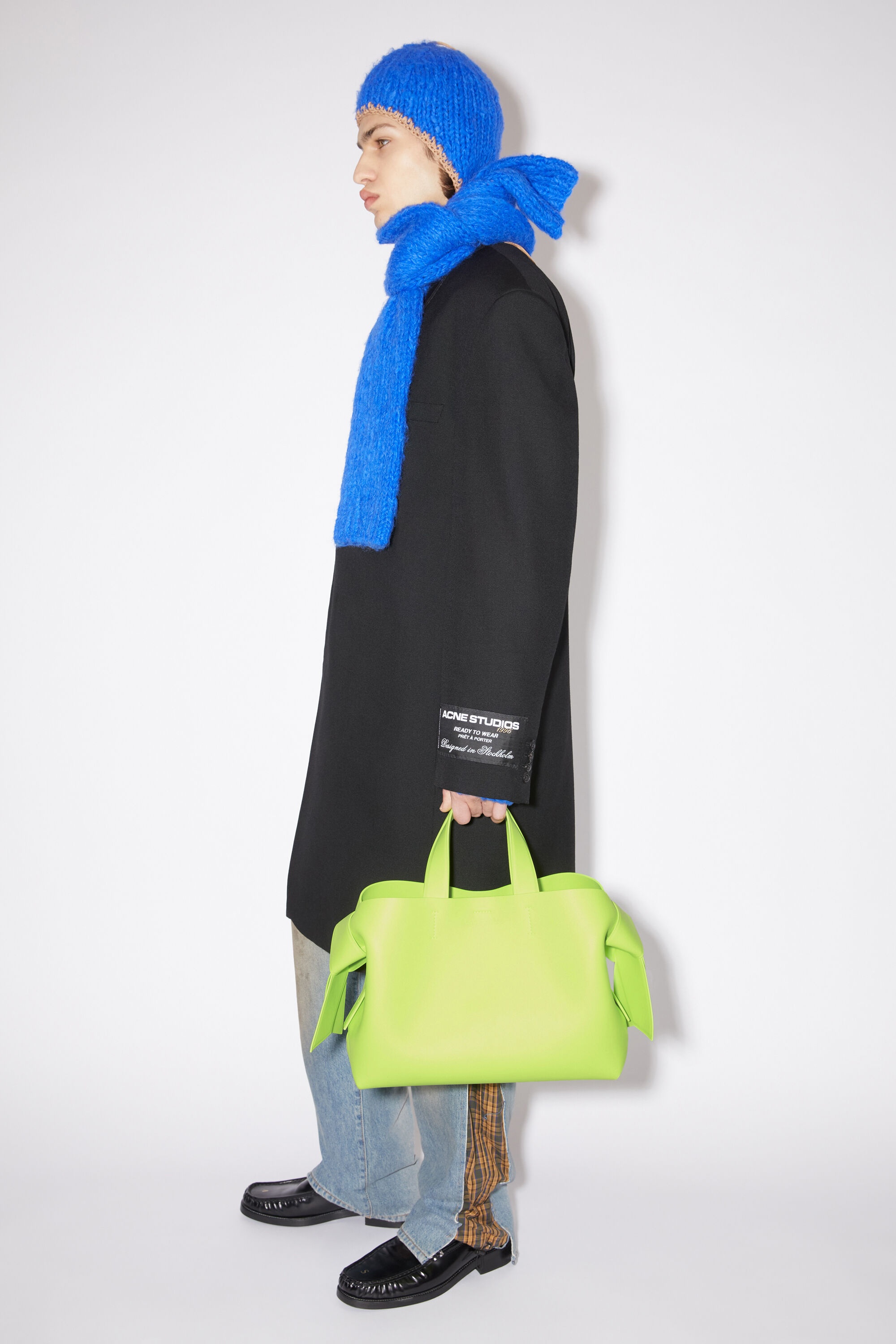 Musubi midi tote - Lime green - 3