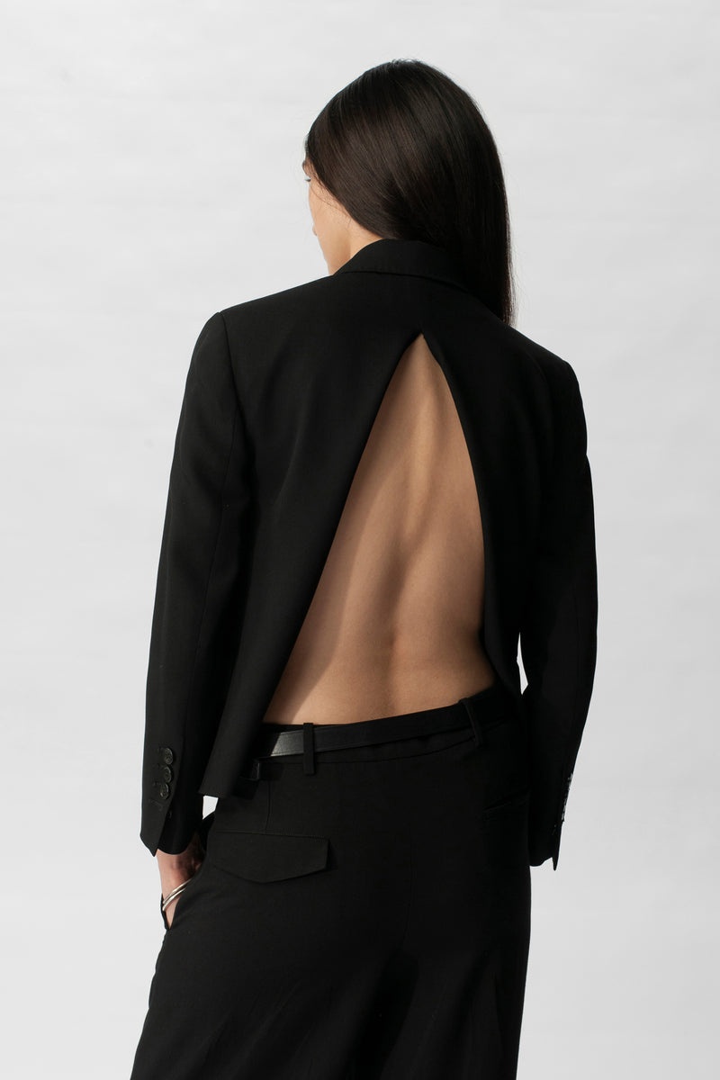 Hannelore Micro Open Back Jacket - 5