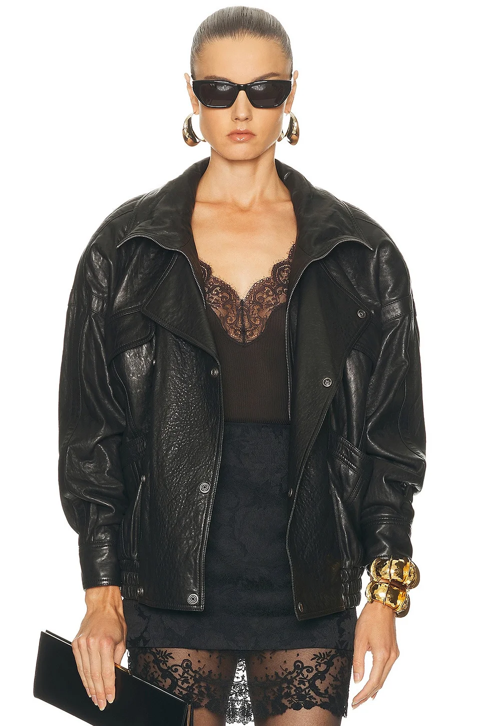 Leather Coat - 1