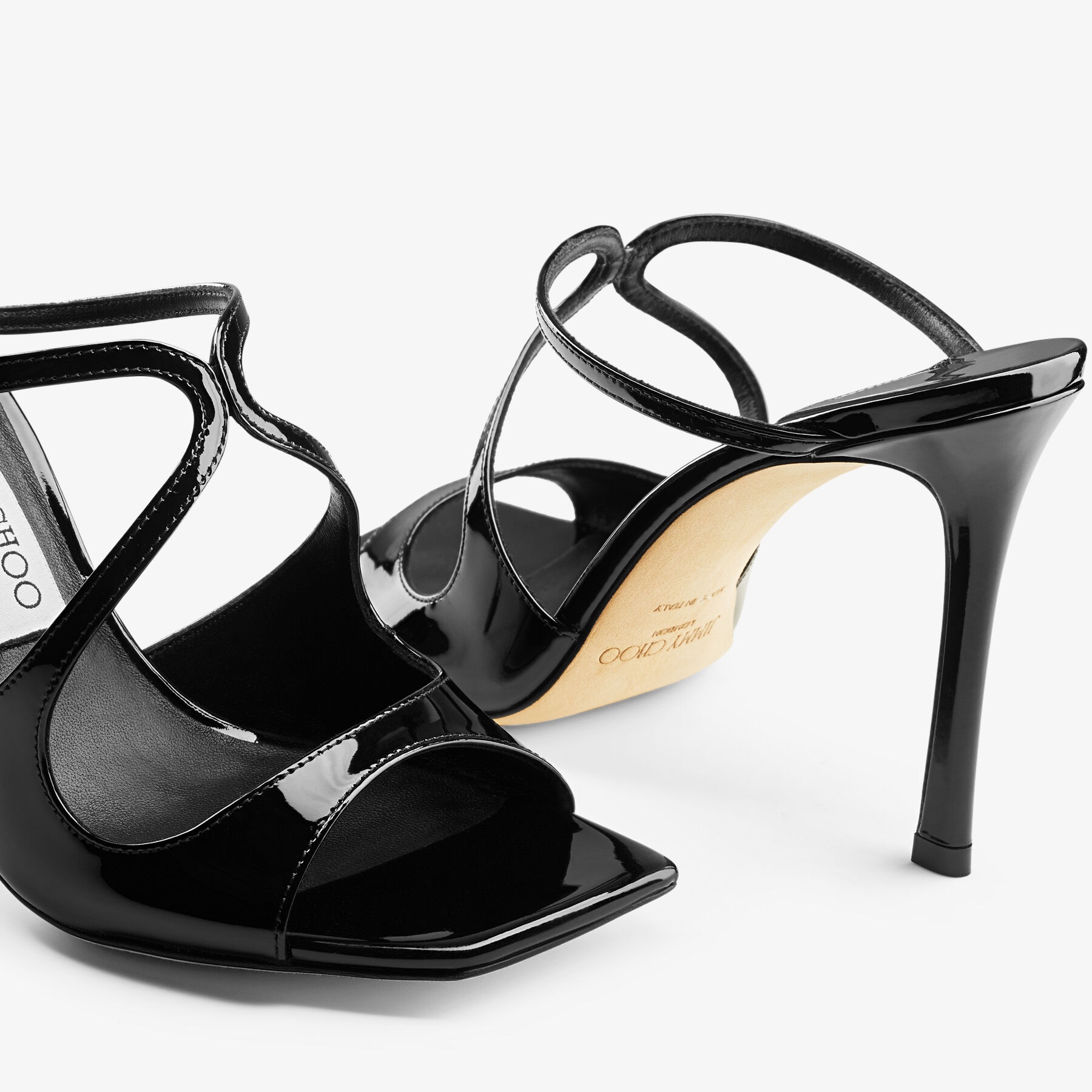 Anise 95
Black Patent Leather Mules - 3