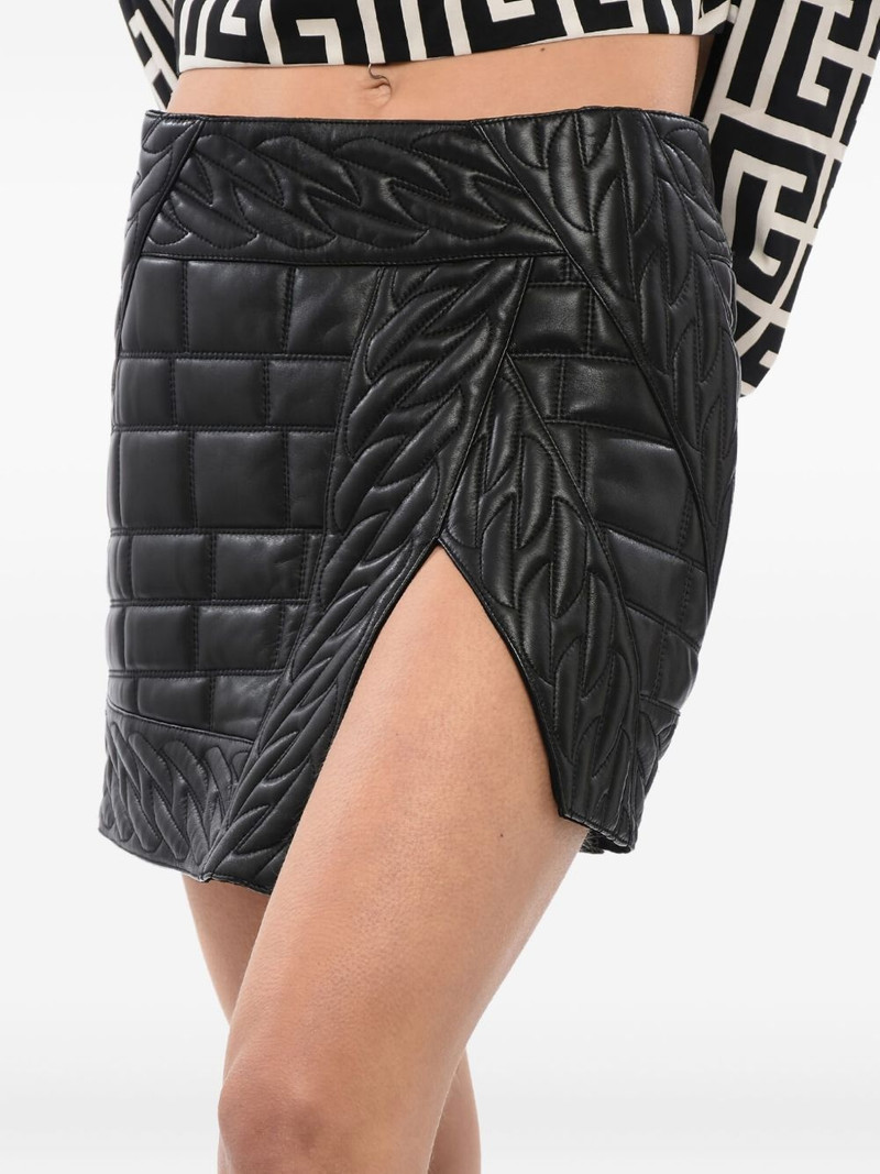 quilted mini skirt 3