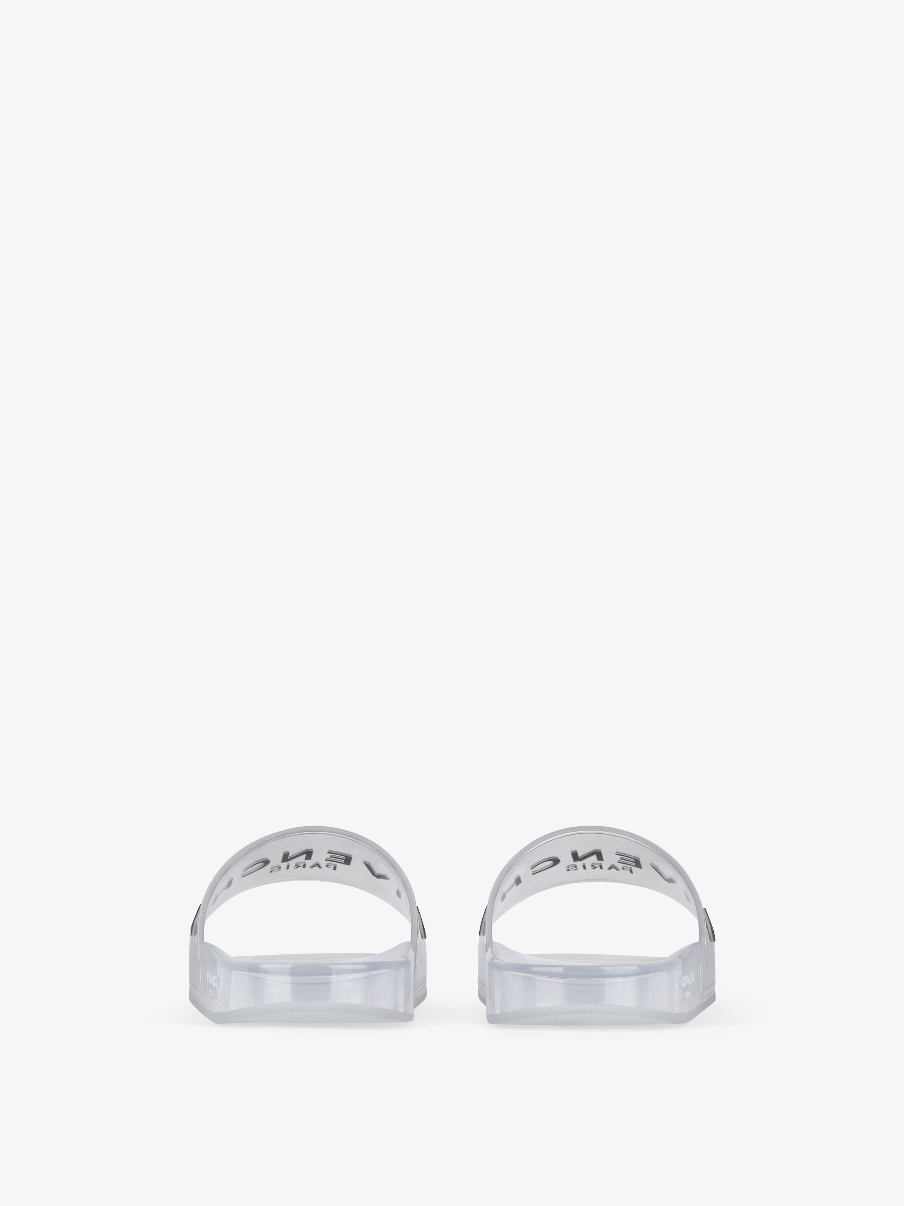 GIVENCHY PARIS FLAT SANDALS IN RUBBER - 7