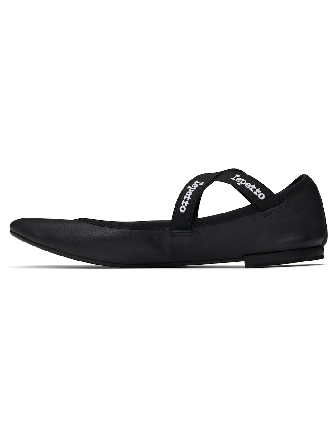 Black Joana Mary Jane Ballerina Flats - 3