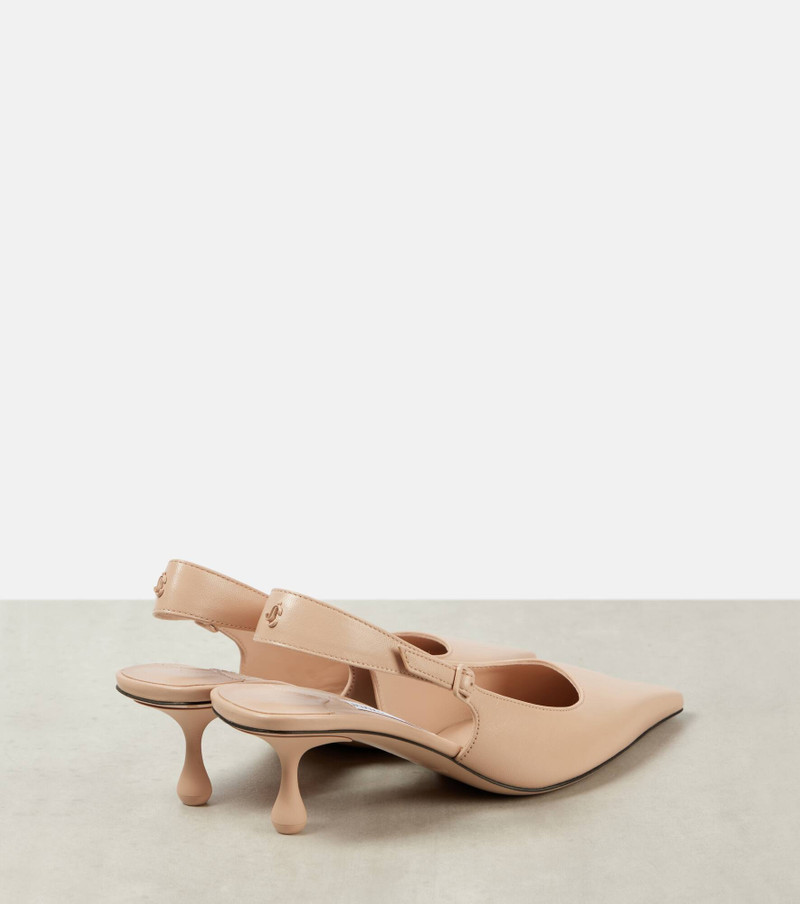 Amel 50 leather slingback pumps 3