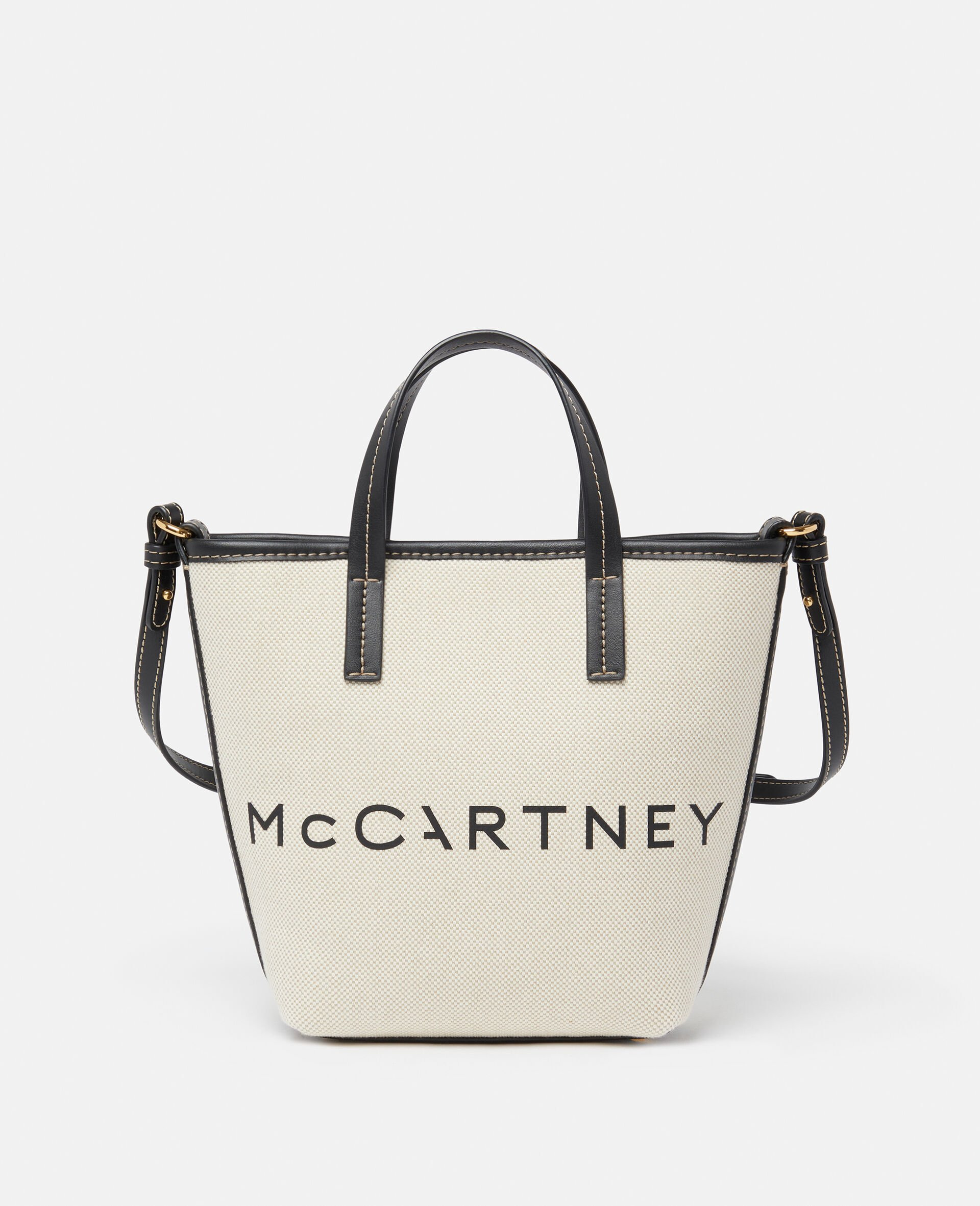 Logo Canvas Crossbody Tote Bag - 5