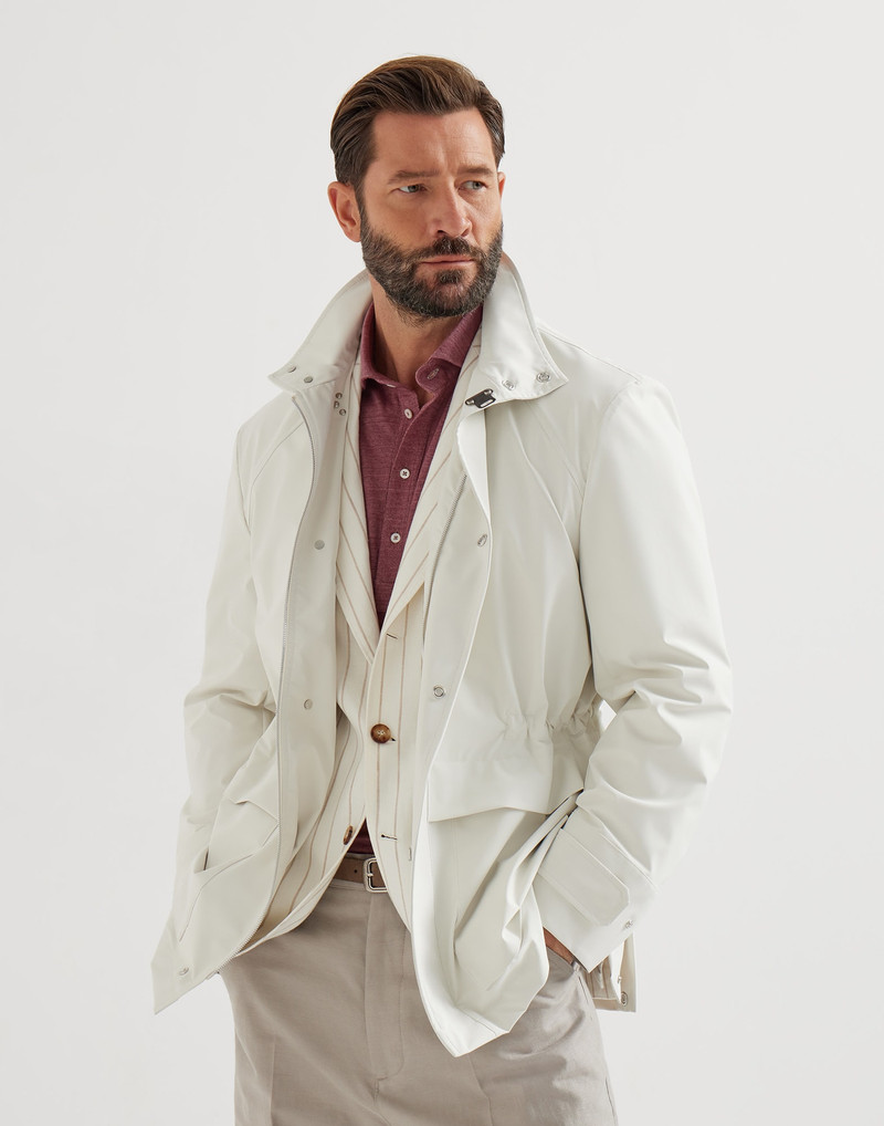 Bonded nylon unlined field jacket 5