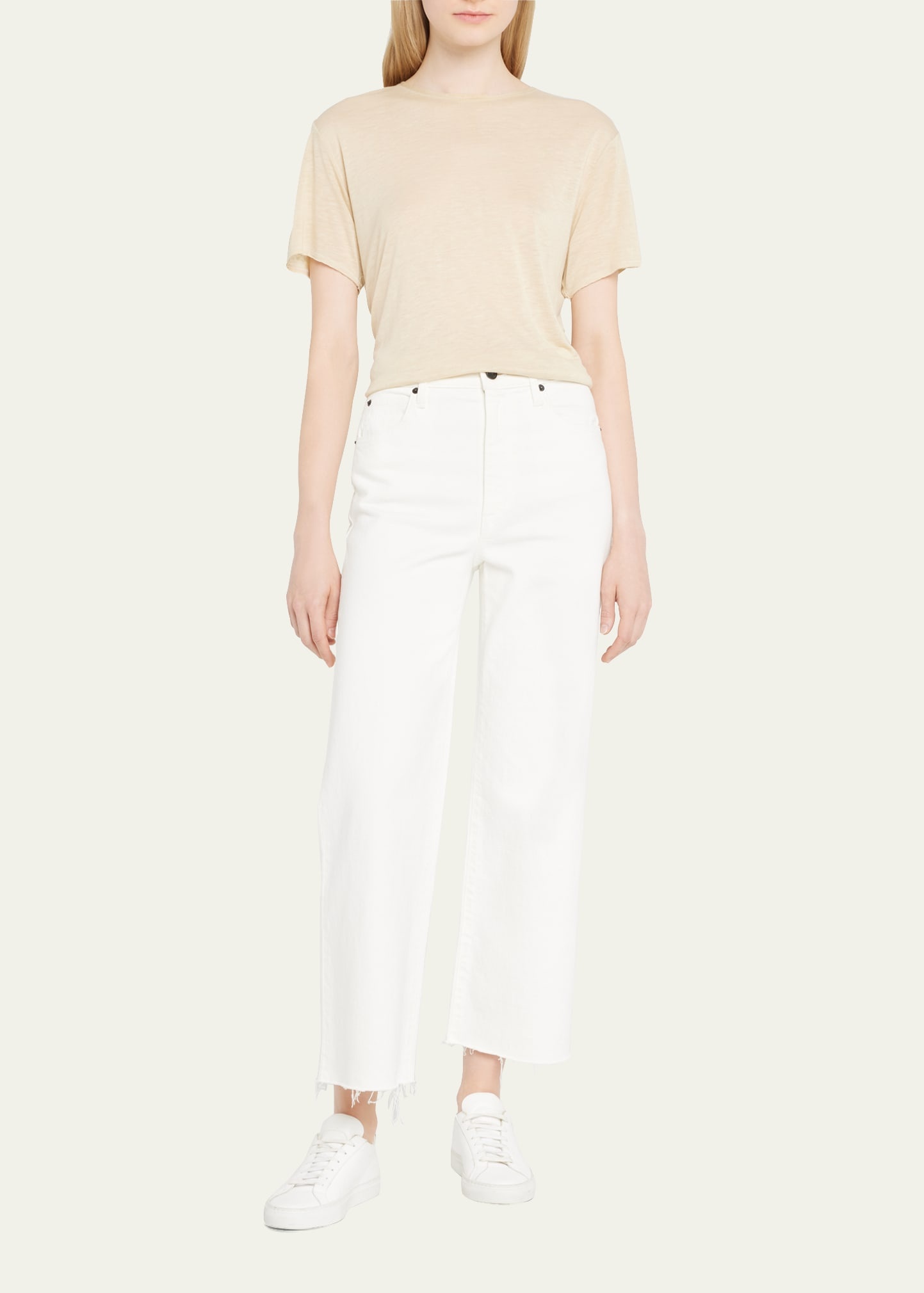 Grace Straight Raw Hem Jeans - 2