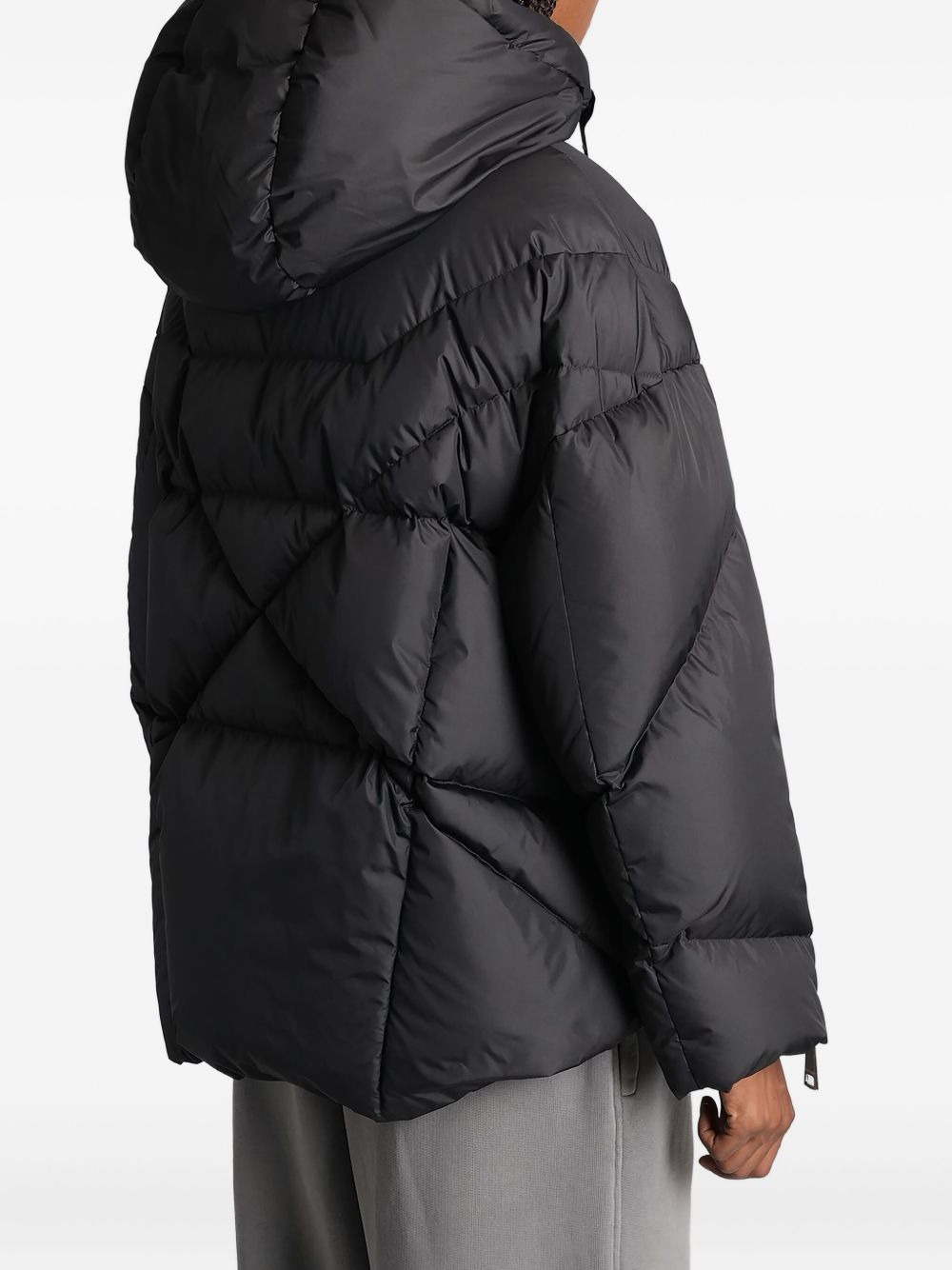 quilted attached-hood puffer jacket - 4