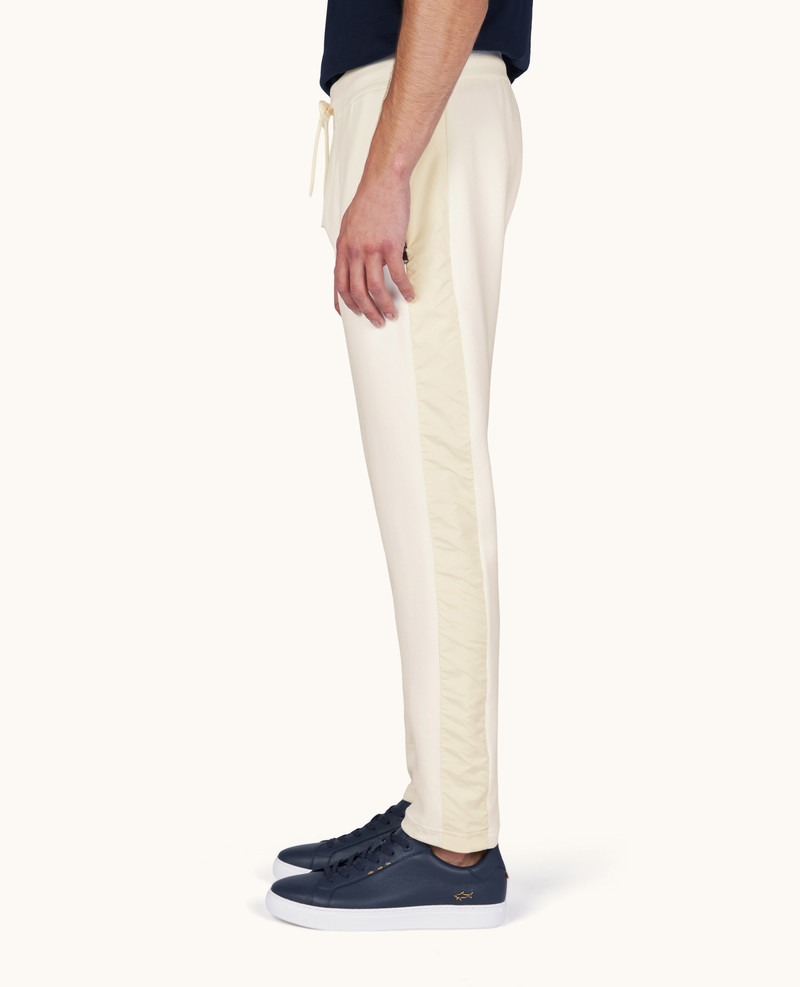 SPORT PANTS IN ACTIVE FLEECE WITH MICROFIBER DETAILS 4