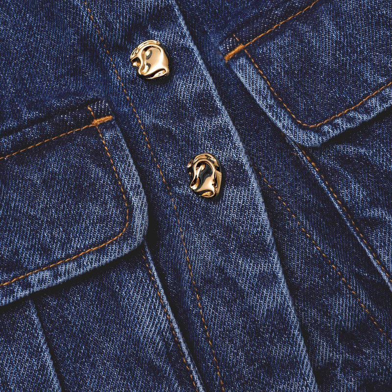 Denim Buttoned Jumpsuit 5