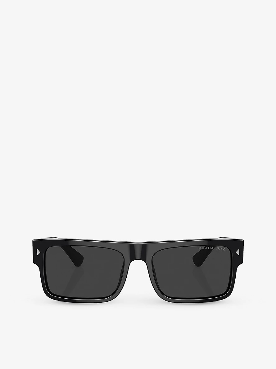 PR A10S rectangle-frame acetate sunglasses - 1