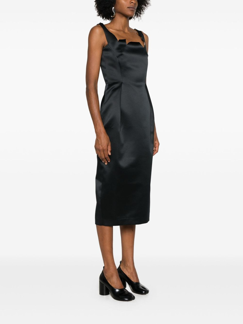 raw cut-edge midi dress 3