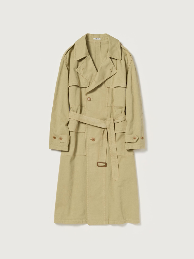 GARMENT-DYED TEXTURED CHINO COAT 1
