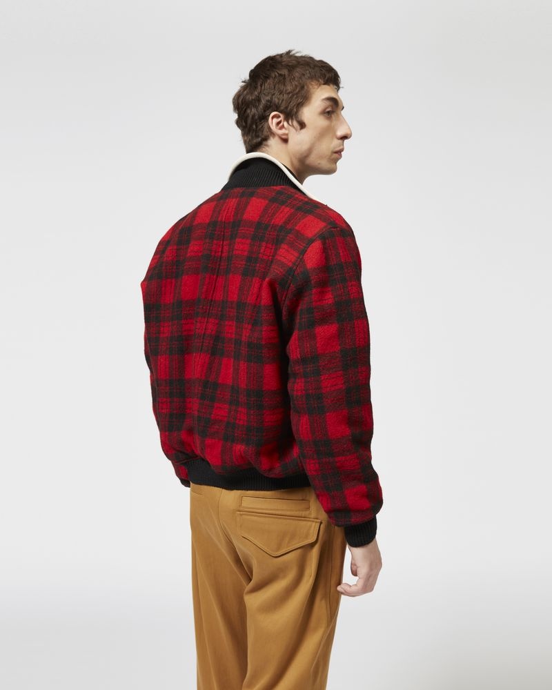 GUSS plaid baseball jacket - 5