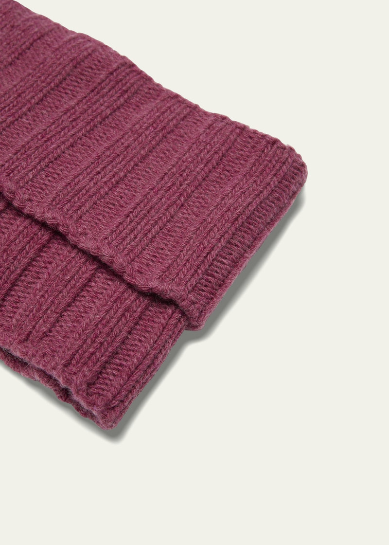 Moncler Men's Ribbed Logo Turtleneck Scarf outlook