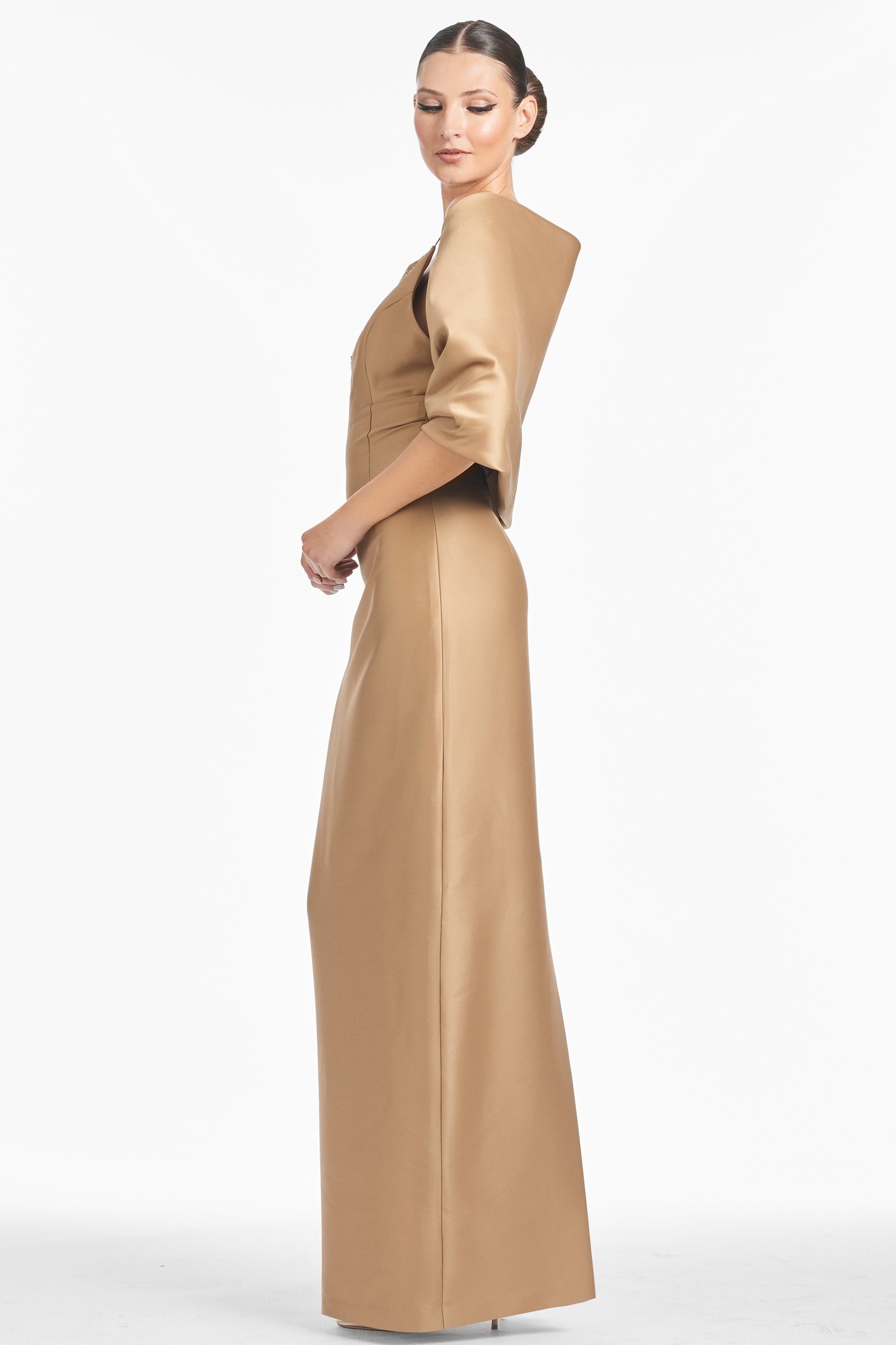 The Hug Shawl - Chestnut Gold - 3