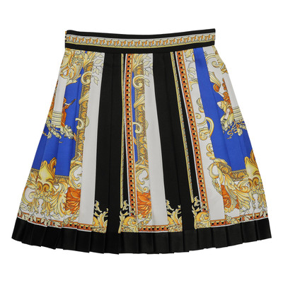 VERSACE Versace Printed Skirt 'Royal Blue/Gold' outlook