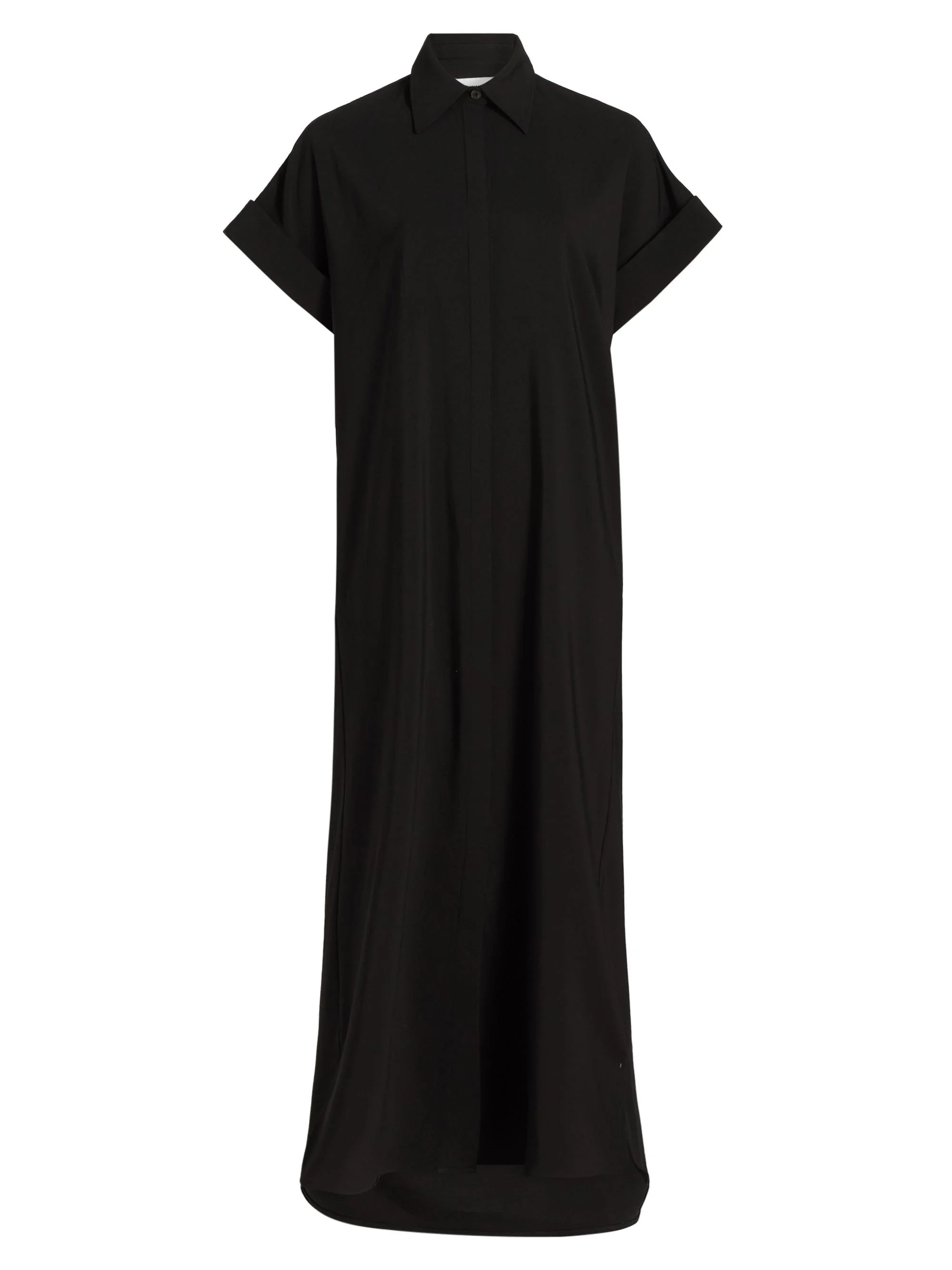 Women's The Emory Cotton-Blend Shirtdress - Black - 1