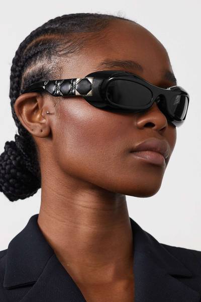 Dior Lady oval-frame acetate sunglasses outlook