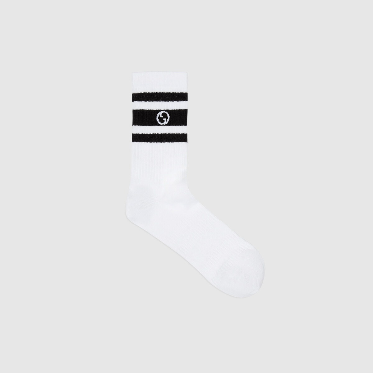 Round Interlocking G cotton socks - 1