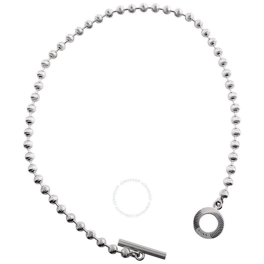 Open Box - Gucci Ladies Boule Choker Necklace In Silver, Size L - 4