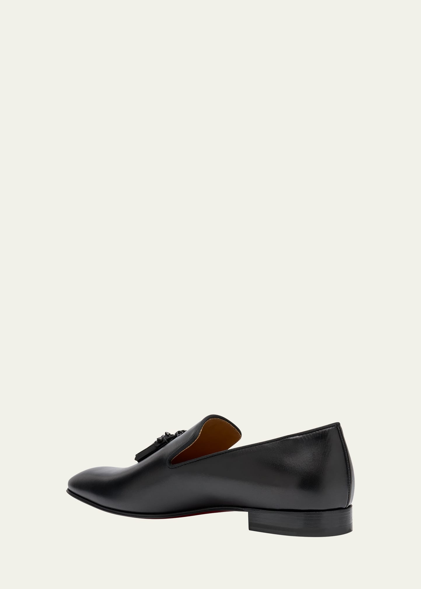Men's Dandelion Tassel Leather Loafers - 4