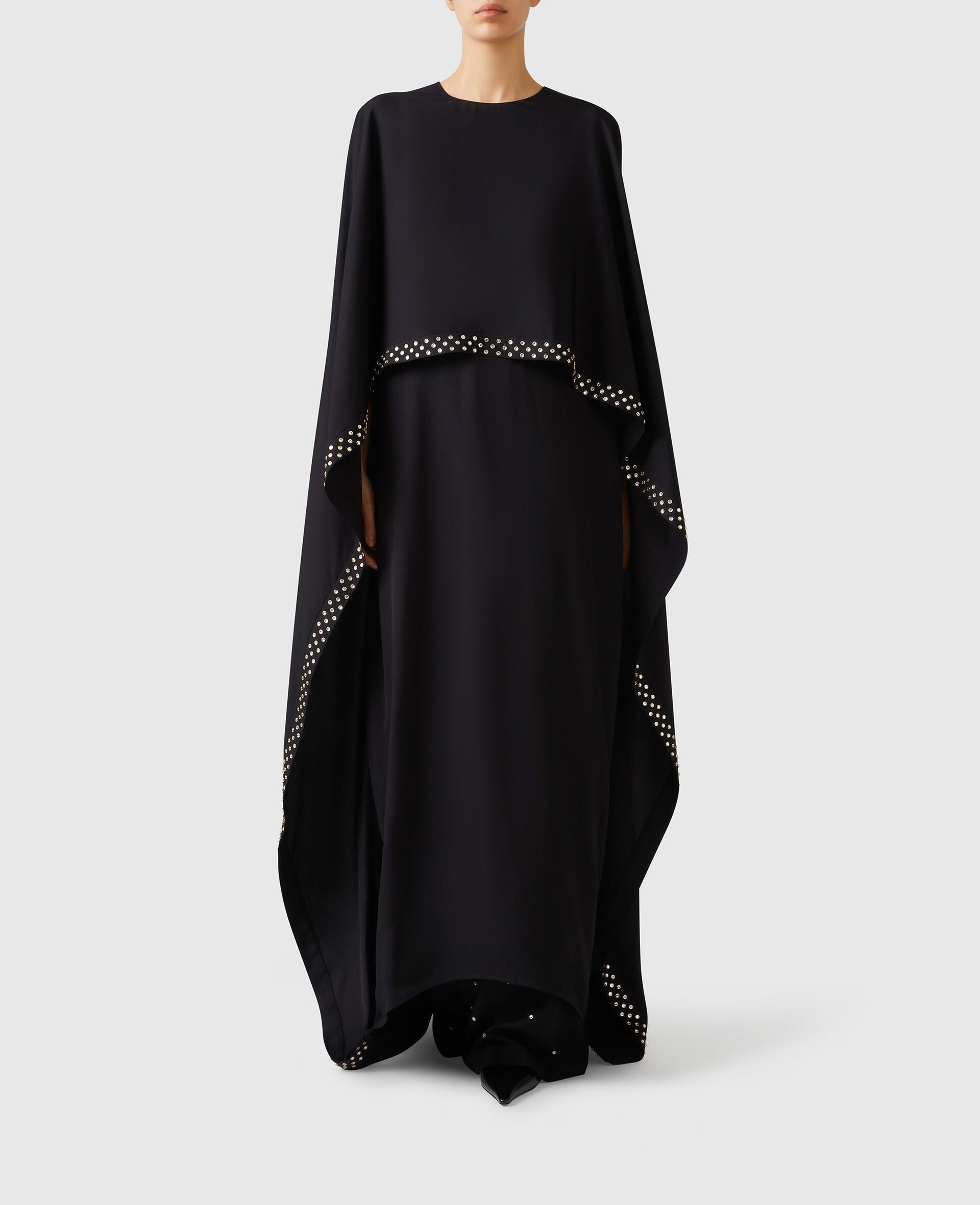 Lead-Free Crystal Cape Gown - 4