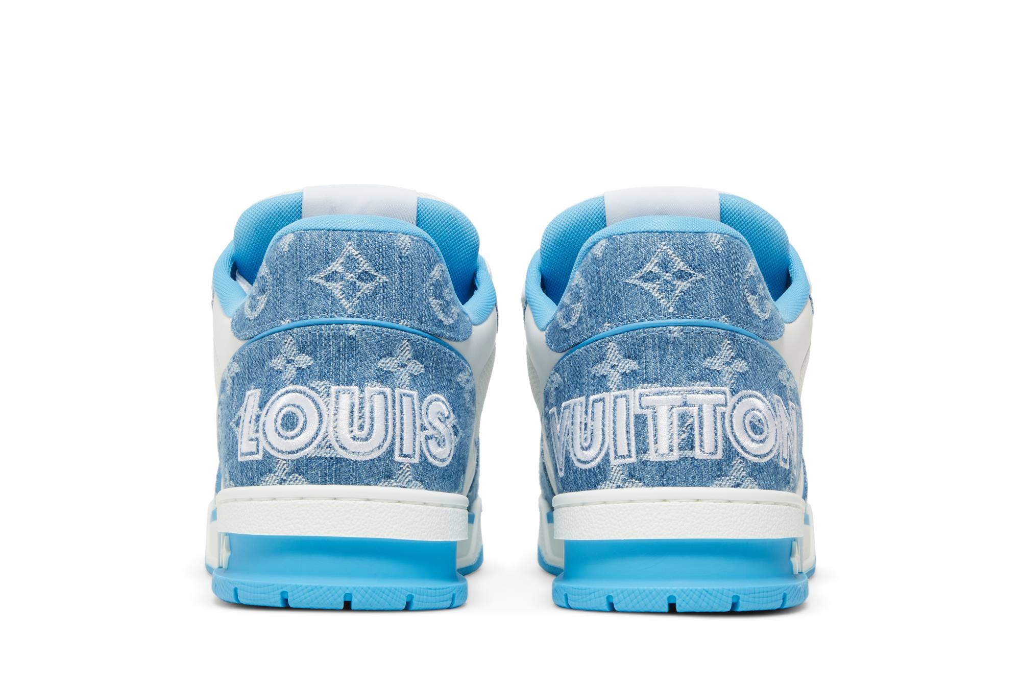 Louis Vuitton Trainer Low 'Light Blue Monogram Denim' - 6