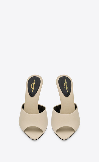 SAINT LAURENT suite mules in crepe de chine outlook