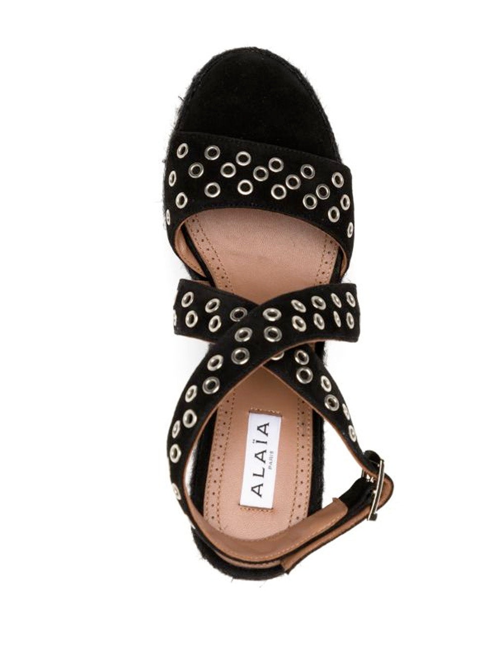 Eyelet Wedge Espadrilles - 4