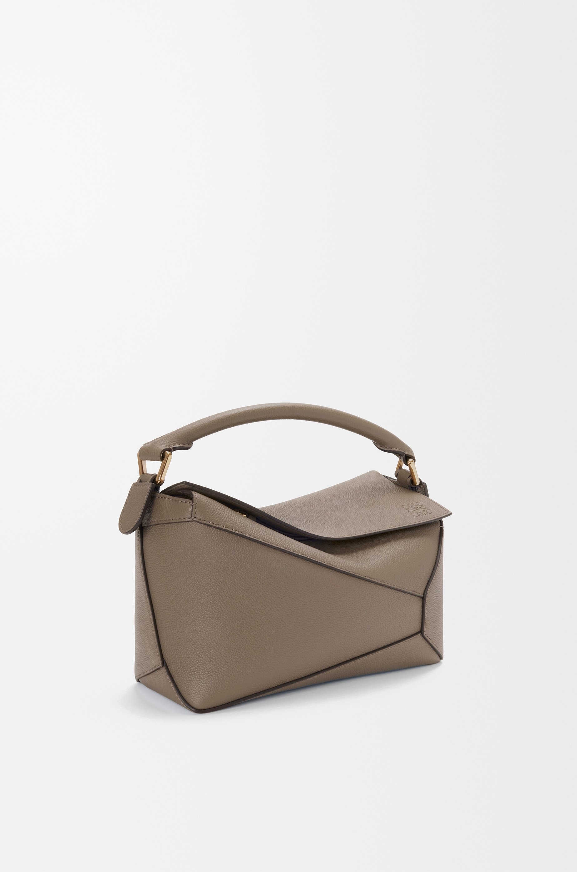 Small Puzzle Edge bag in soft grained calfskin - 4